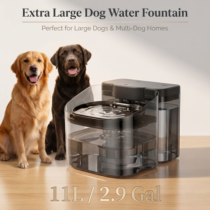 AquaWell - Two Tank Dog Water Fountain