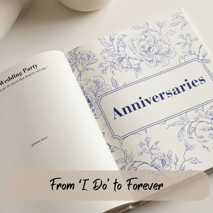The Anniversary Book - A Love Letter to Your Relationship