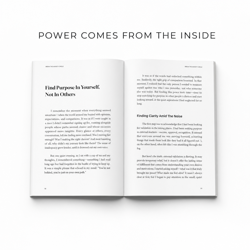 Break The Anxiety Circle - Mental Health Book