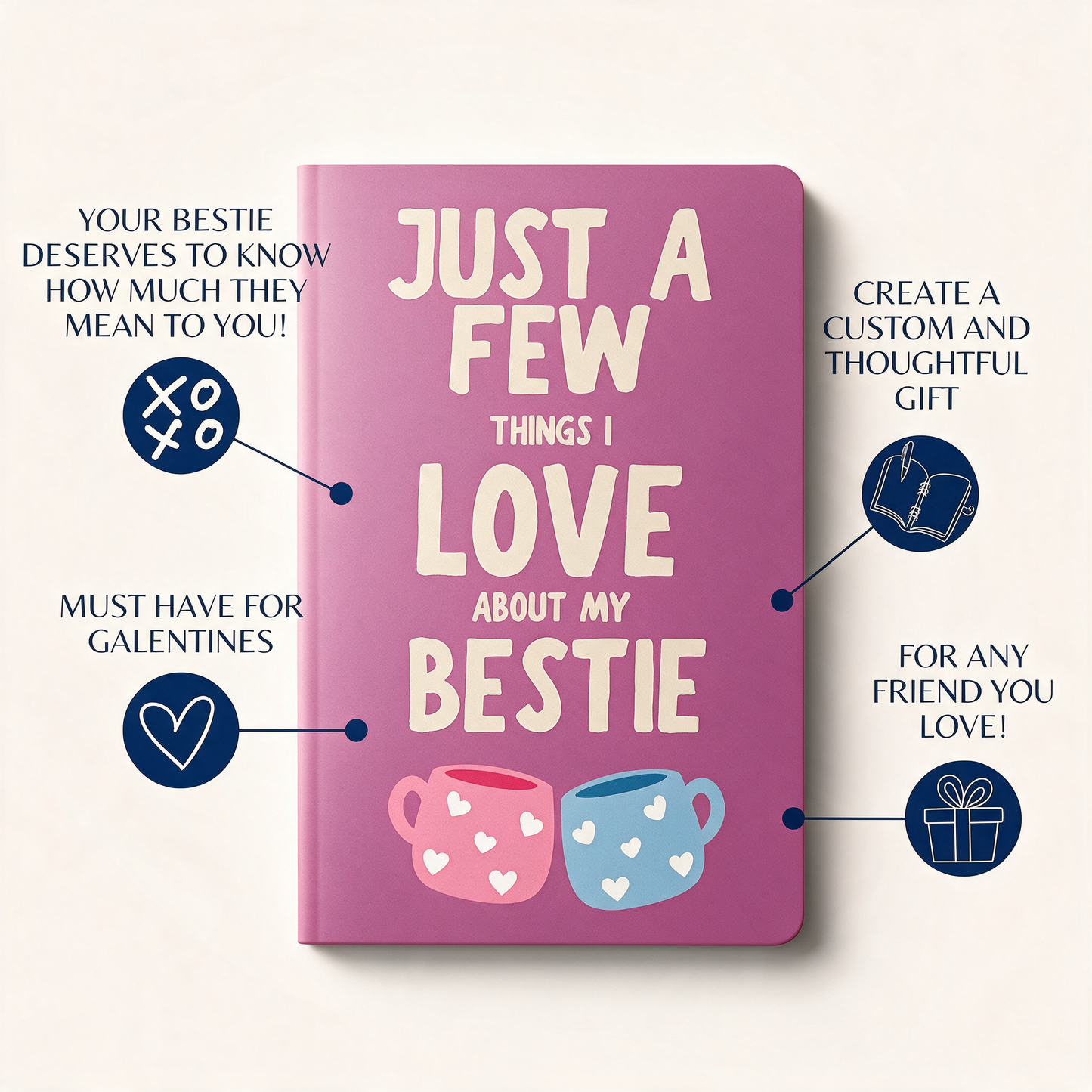 Just a Few Things I Love About My Bestie Book